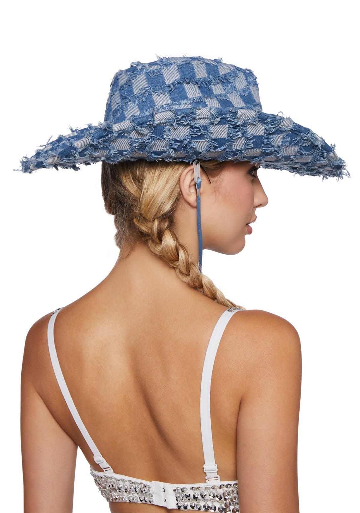 Pop Rodeo Denim Cowboy Hat