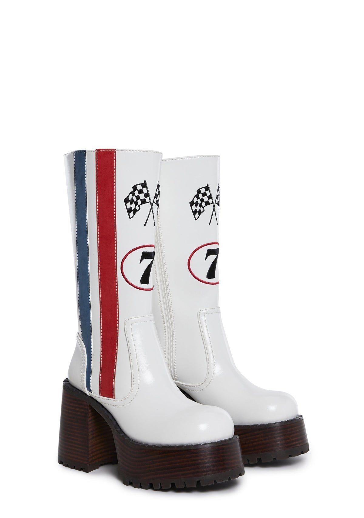 Raceway Babe Platform Boots