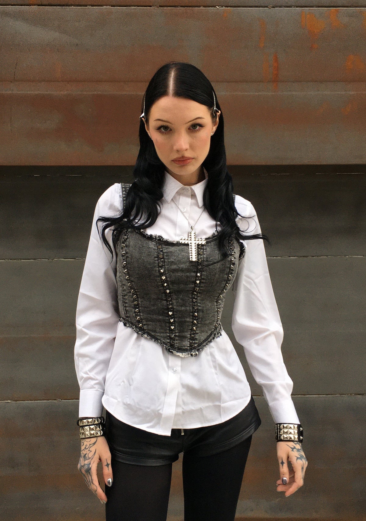 Ambient Studded Corset Top