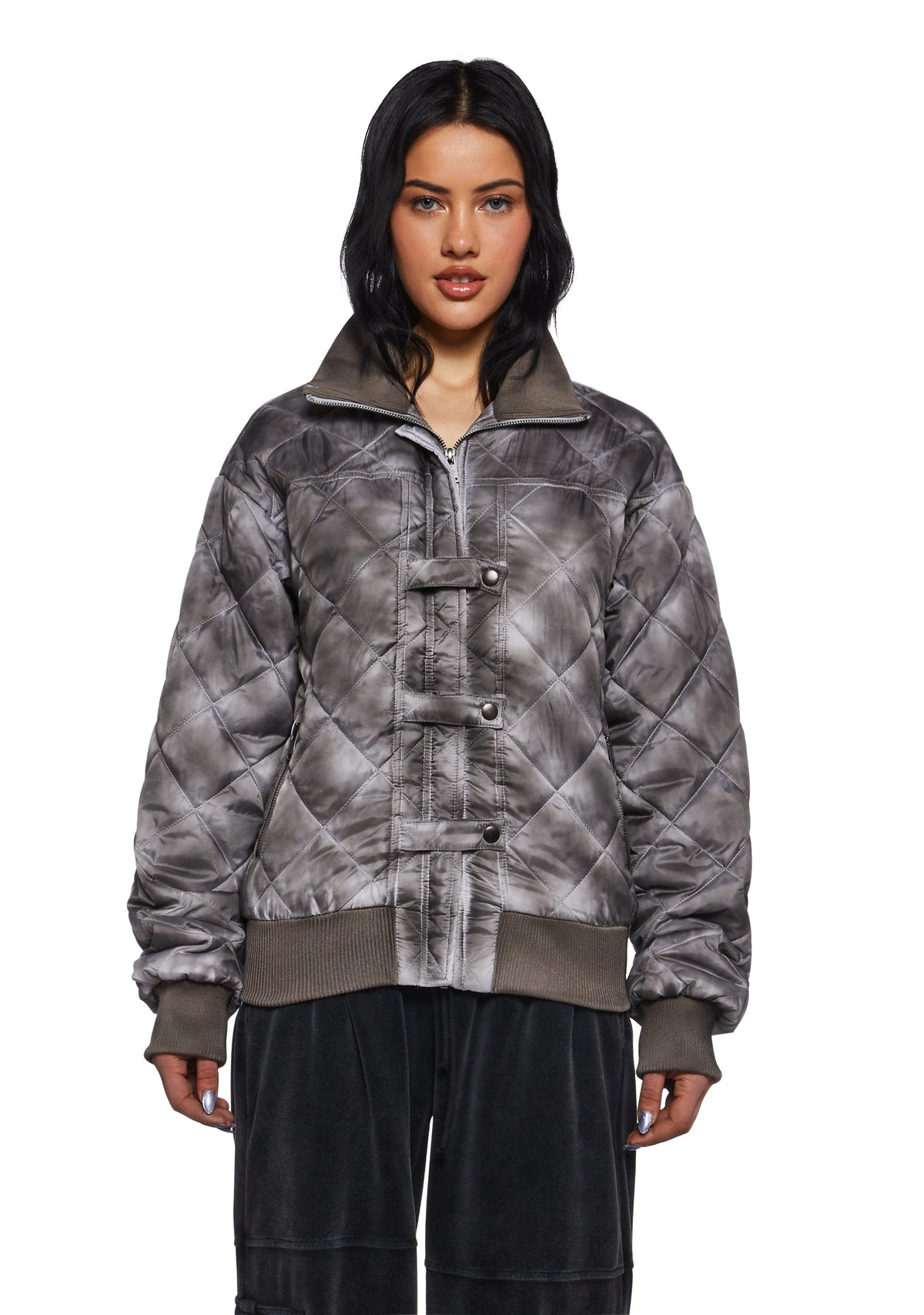 Chord Washed Puffer Jacket
