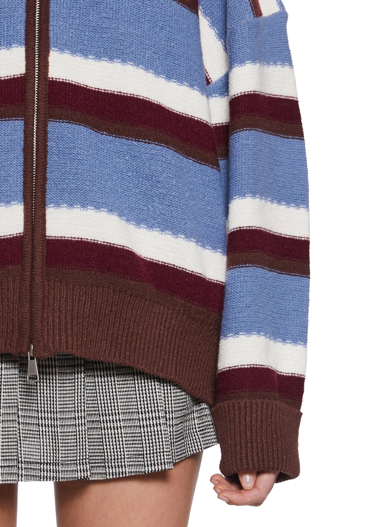 Existential Time Crisis Zip-Up Cardigan