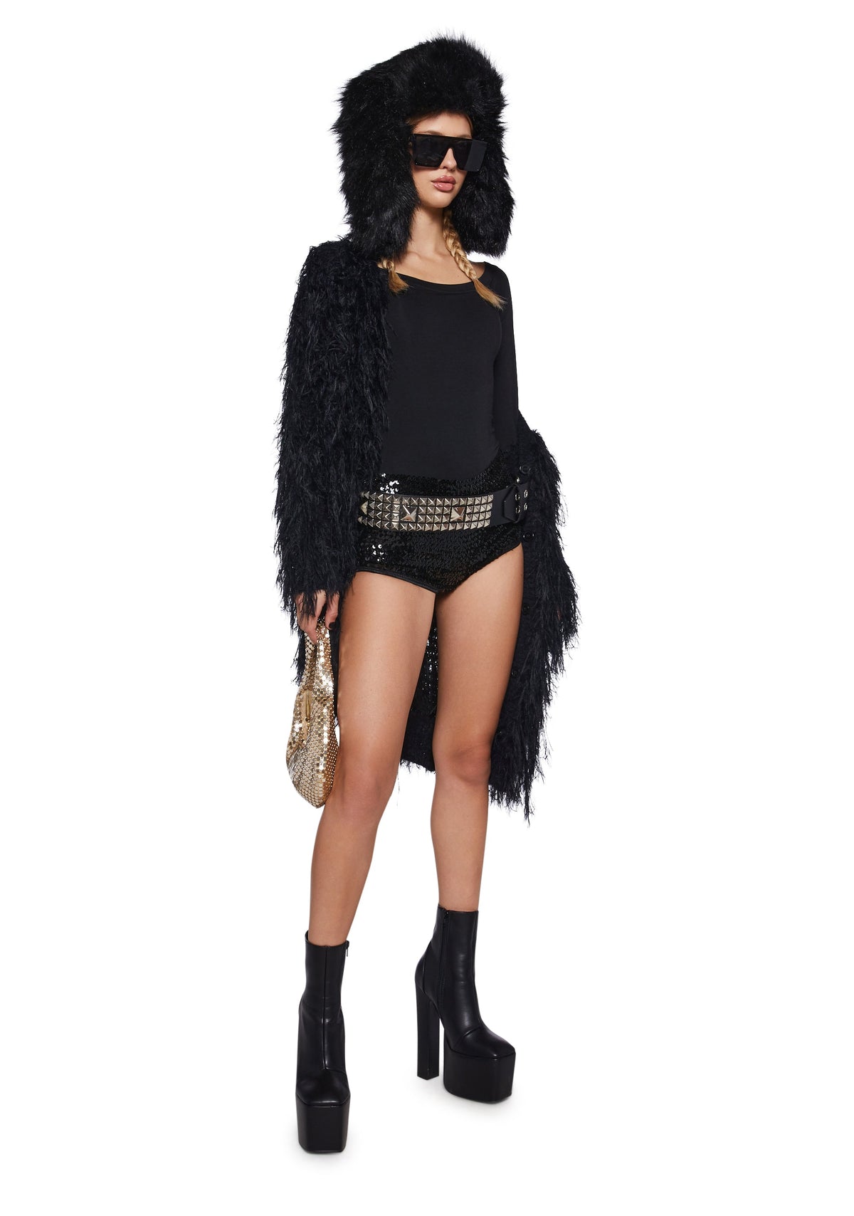 Polished Chicness Off The Shoulder Bodysuit - Black