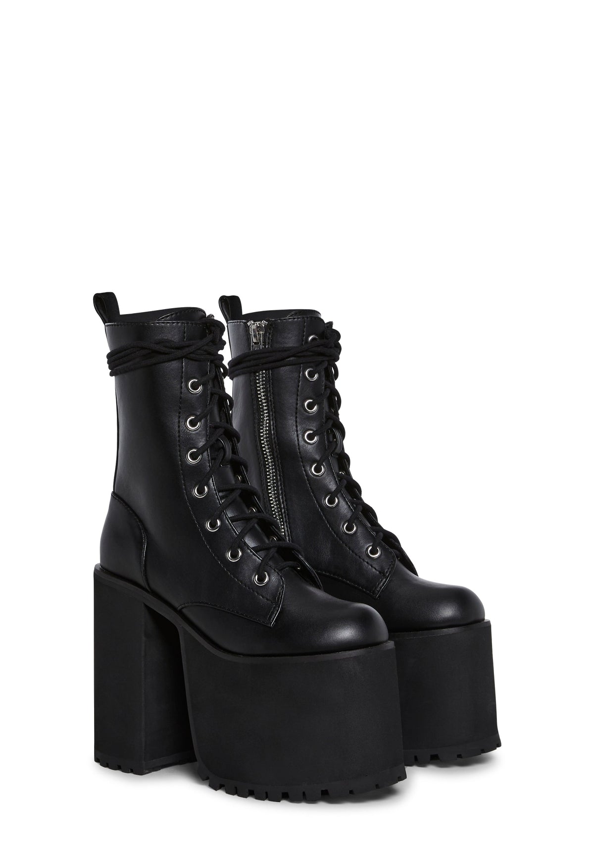 Chaos Creators Platform Combat Boots
