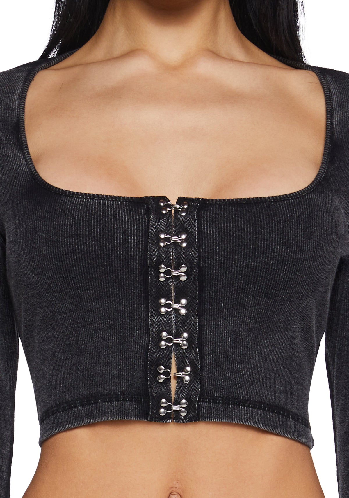 Fascinating Hook Long Sleeve Top