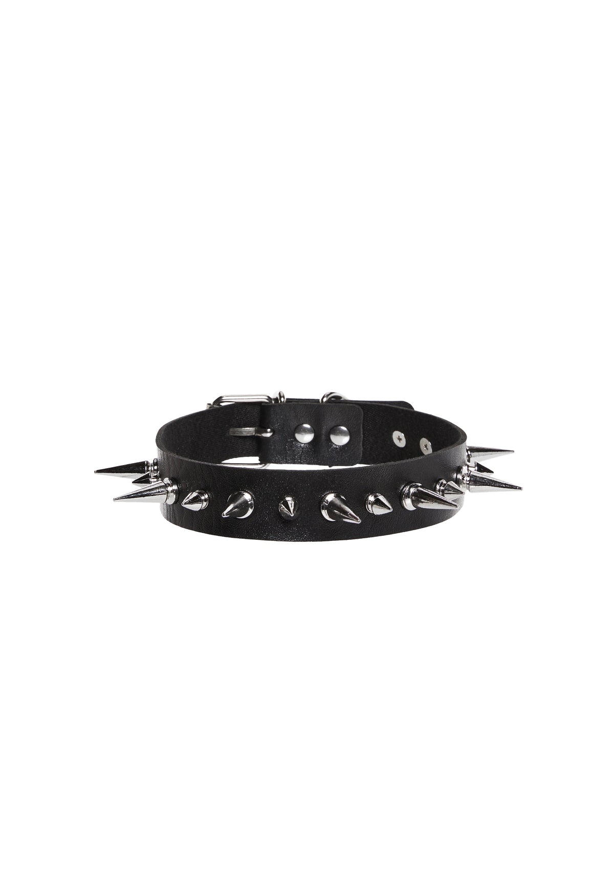 Jagged Edges Spiked Choker