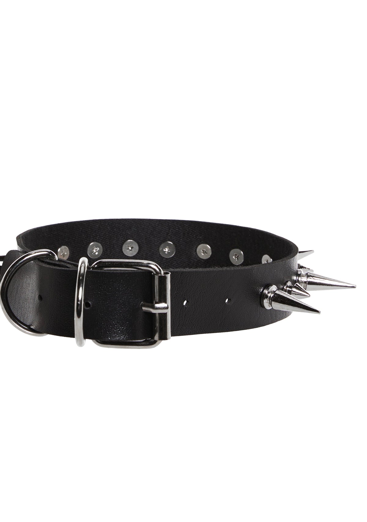 Jagged Edges Spiked Choker
