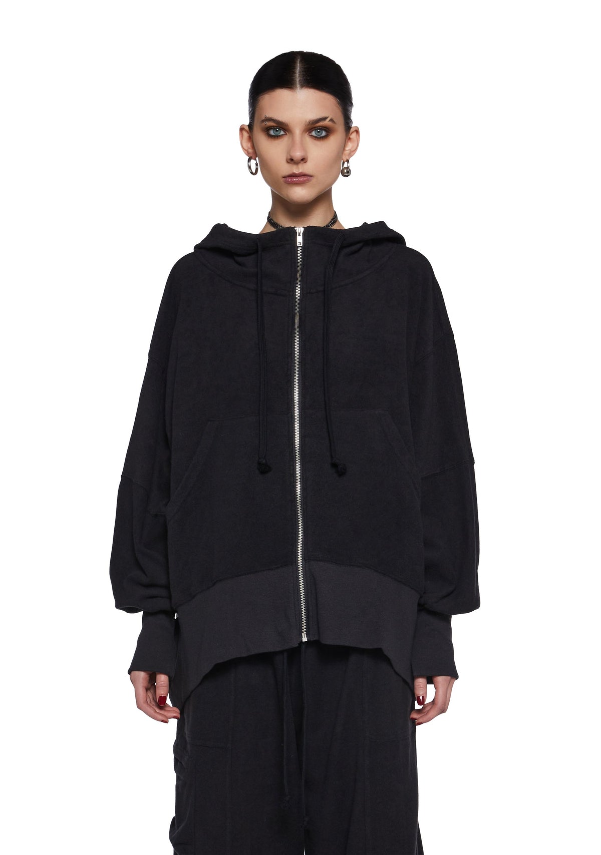 Club Kid Stare Zip-Up Hoodie