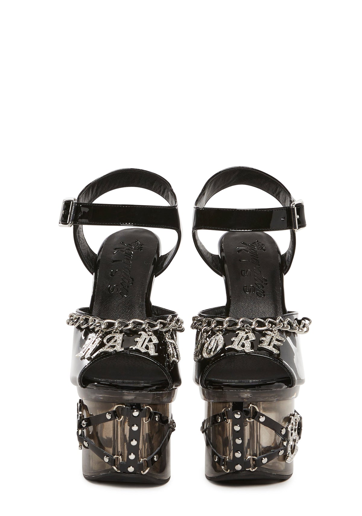 Hardcore Lucite Platform Heels