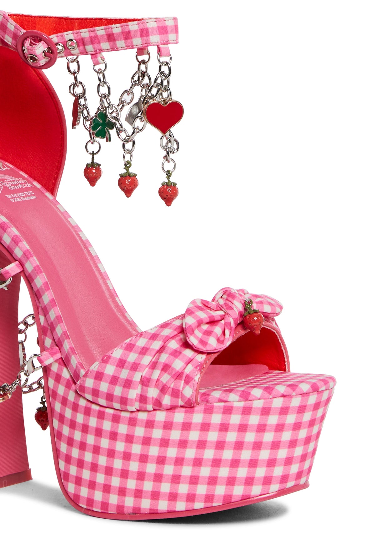 Holy Revelation Platform Heels - Gingham