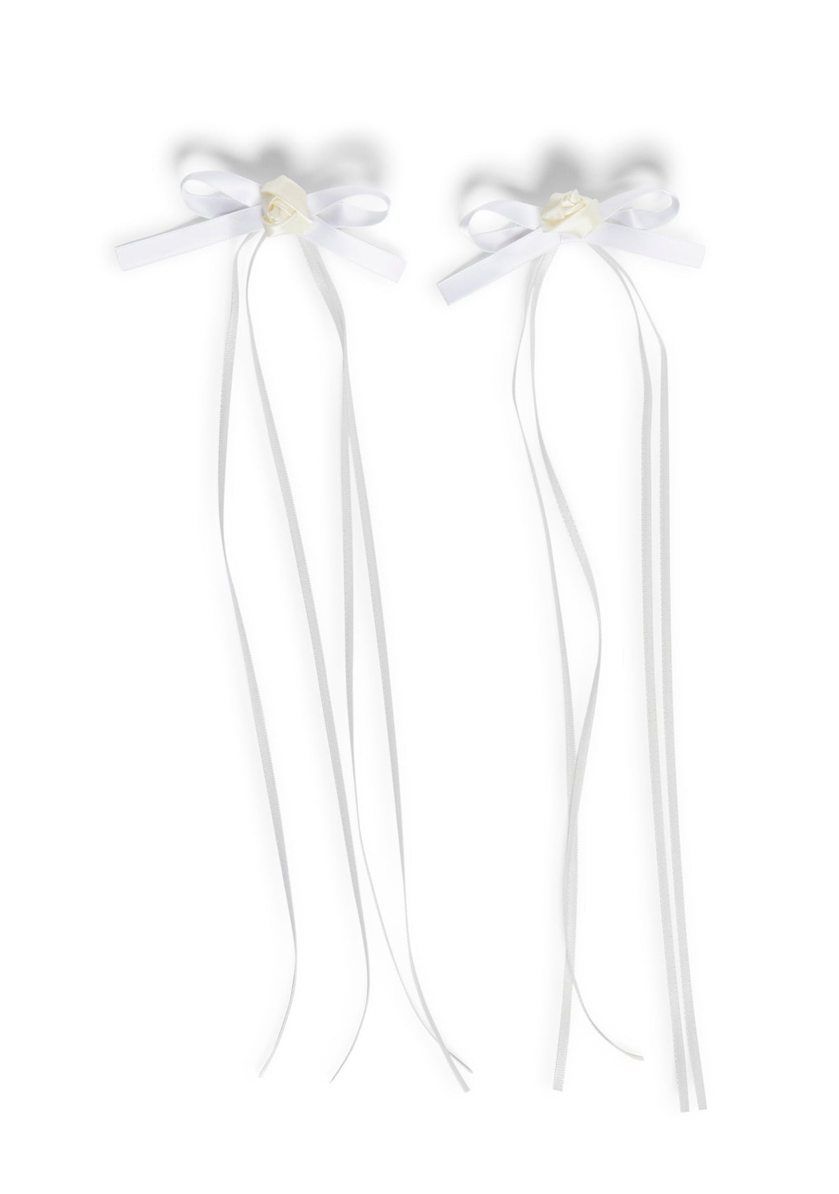 Flirty Touch Bow Hair Clips