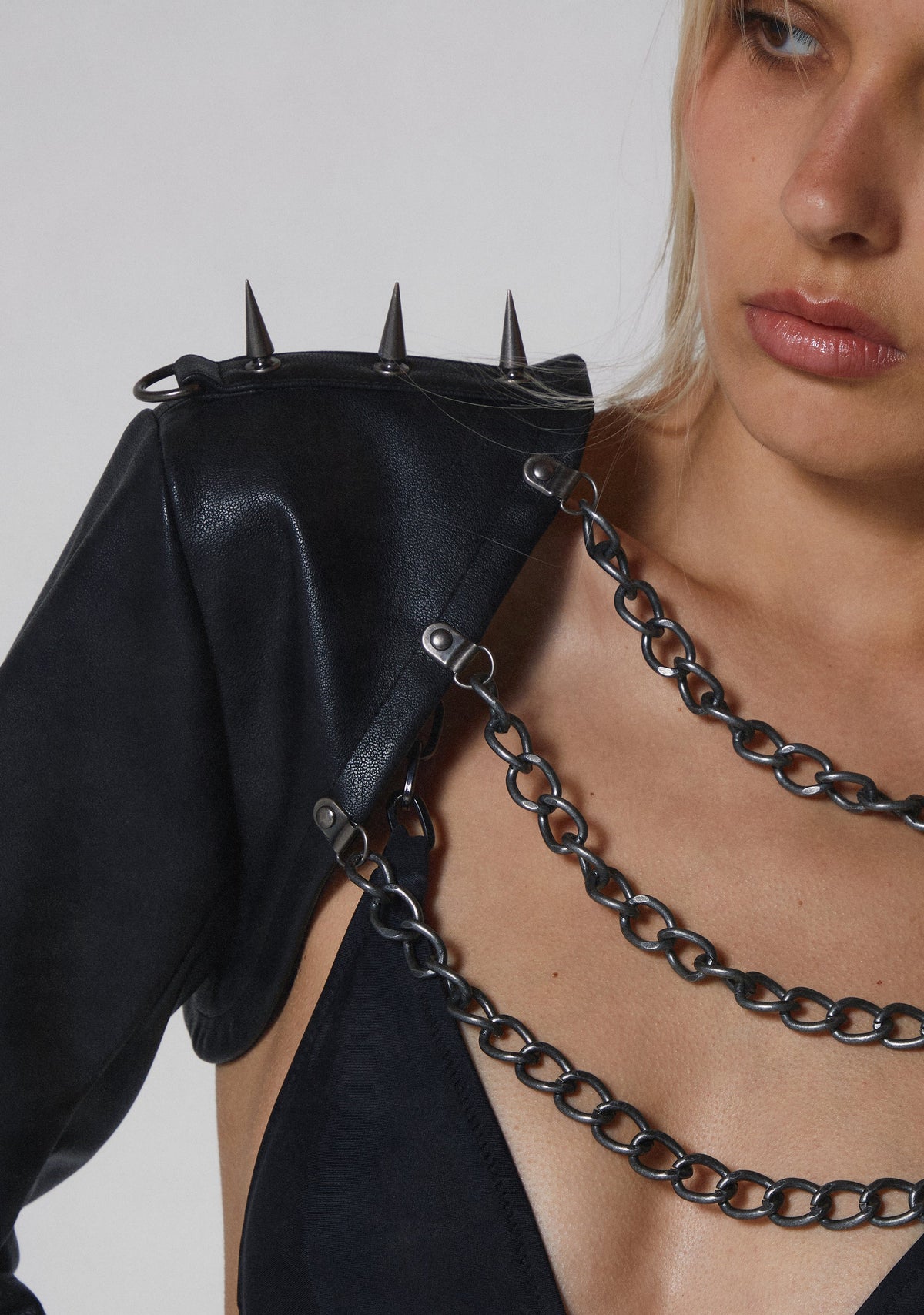 Metal Siren Spiked Shrug