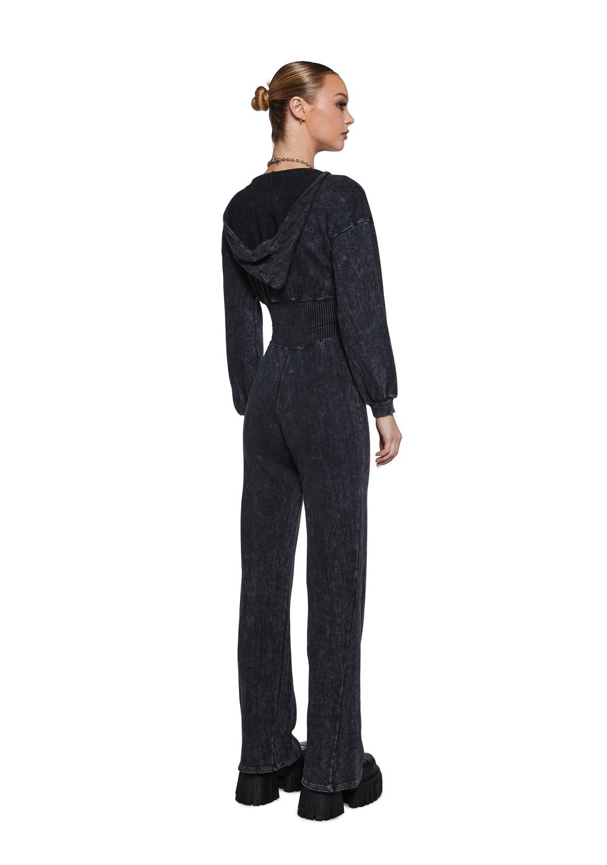 In My Stereo Lab Hooded Jumpsuit