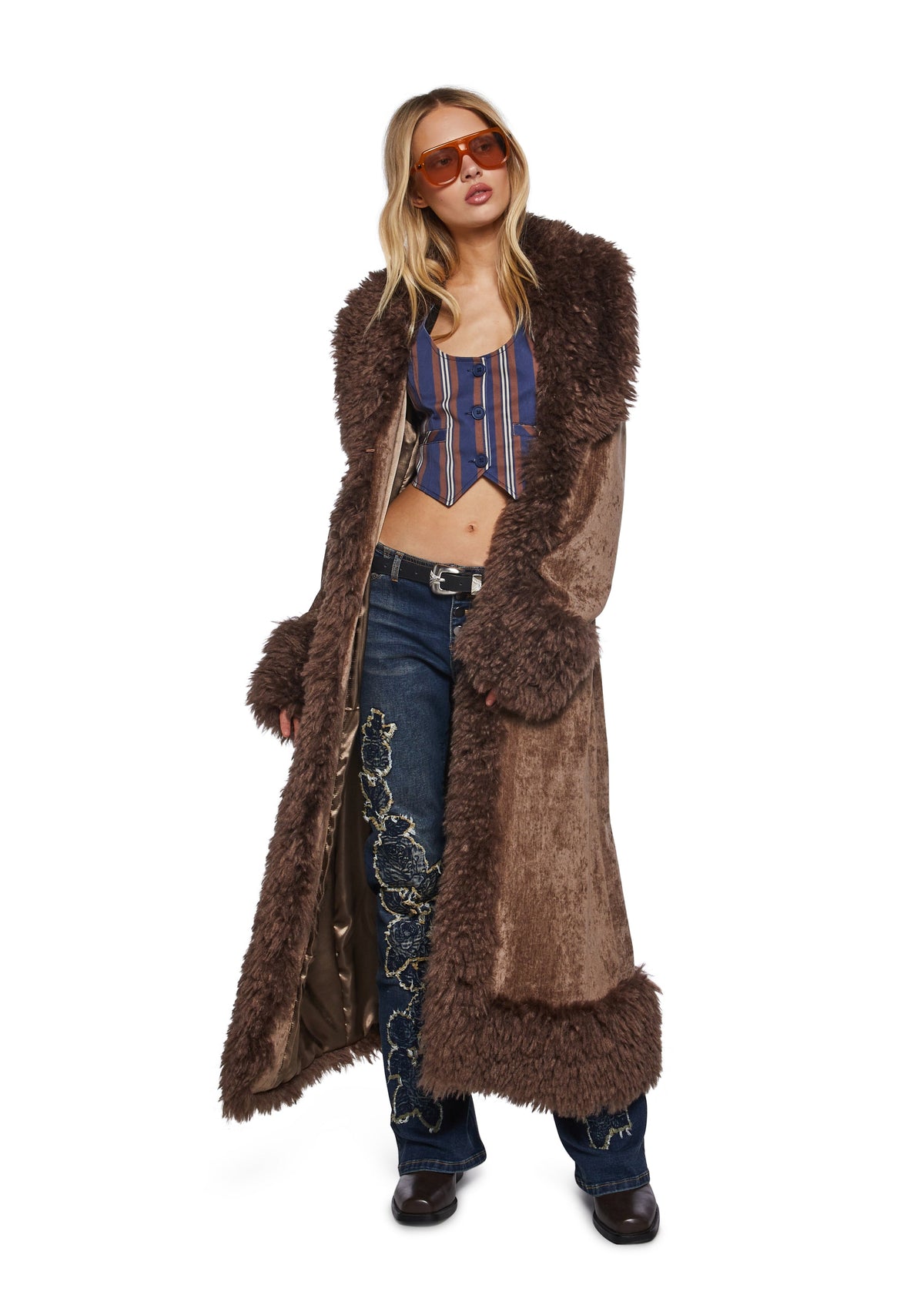 Bohemian Tourist Velvet Duster