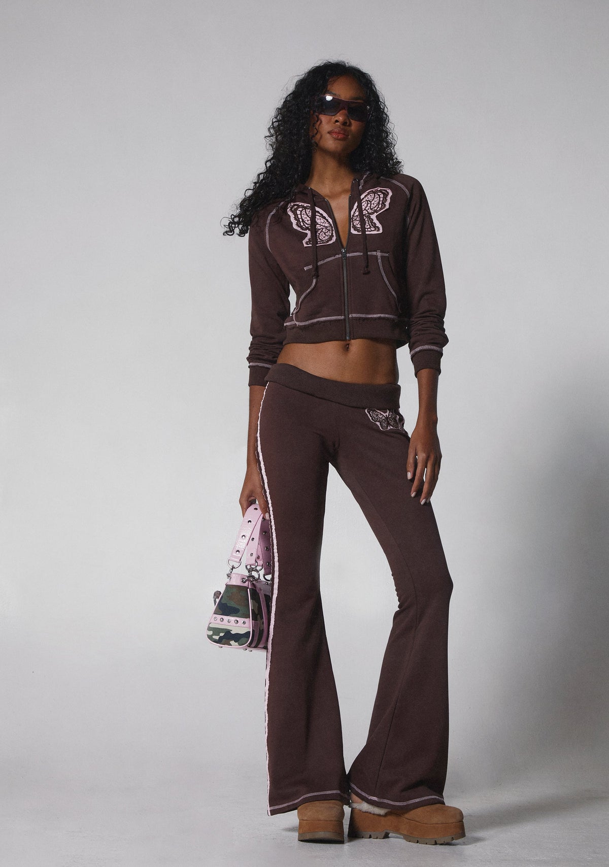 Skater Heart Low Rise Sweatpants