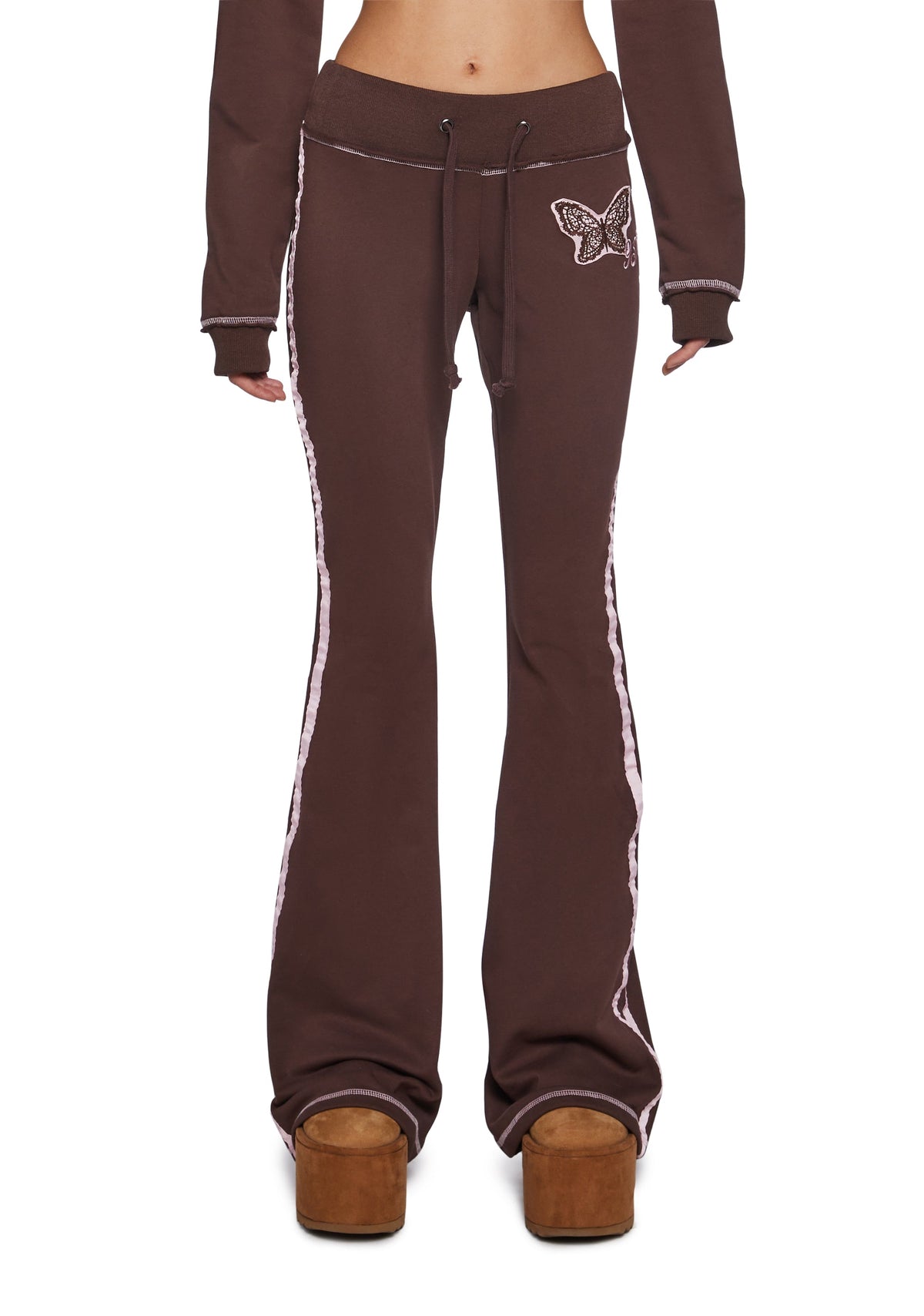 Skater Heart Low Rise Sweatpants