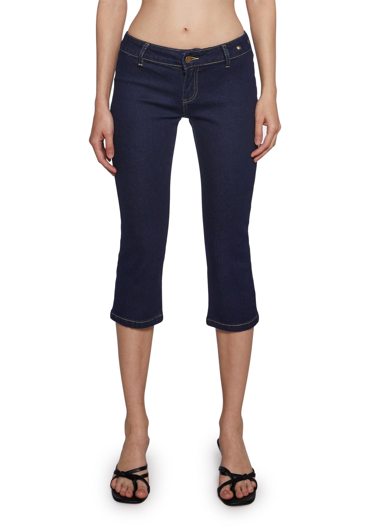 Espresso Vibes Capri Jeans