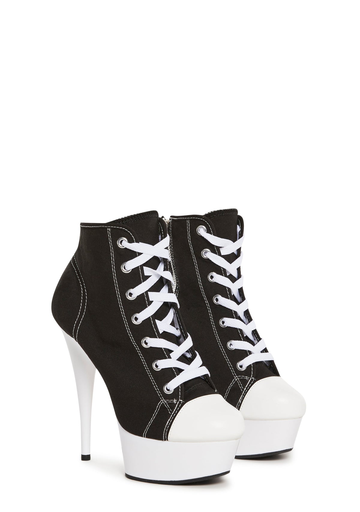 Delight-600SK-02 Platform Canvas Sneakers