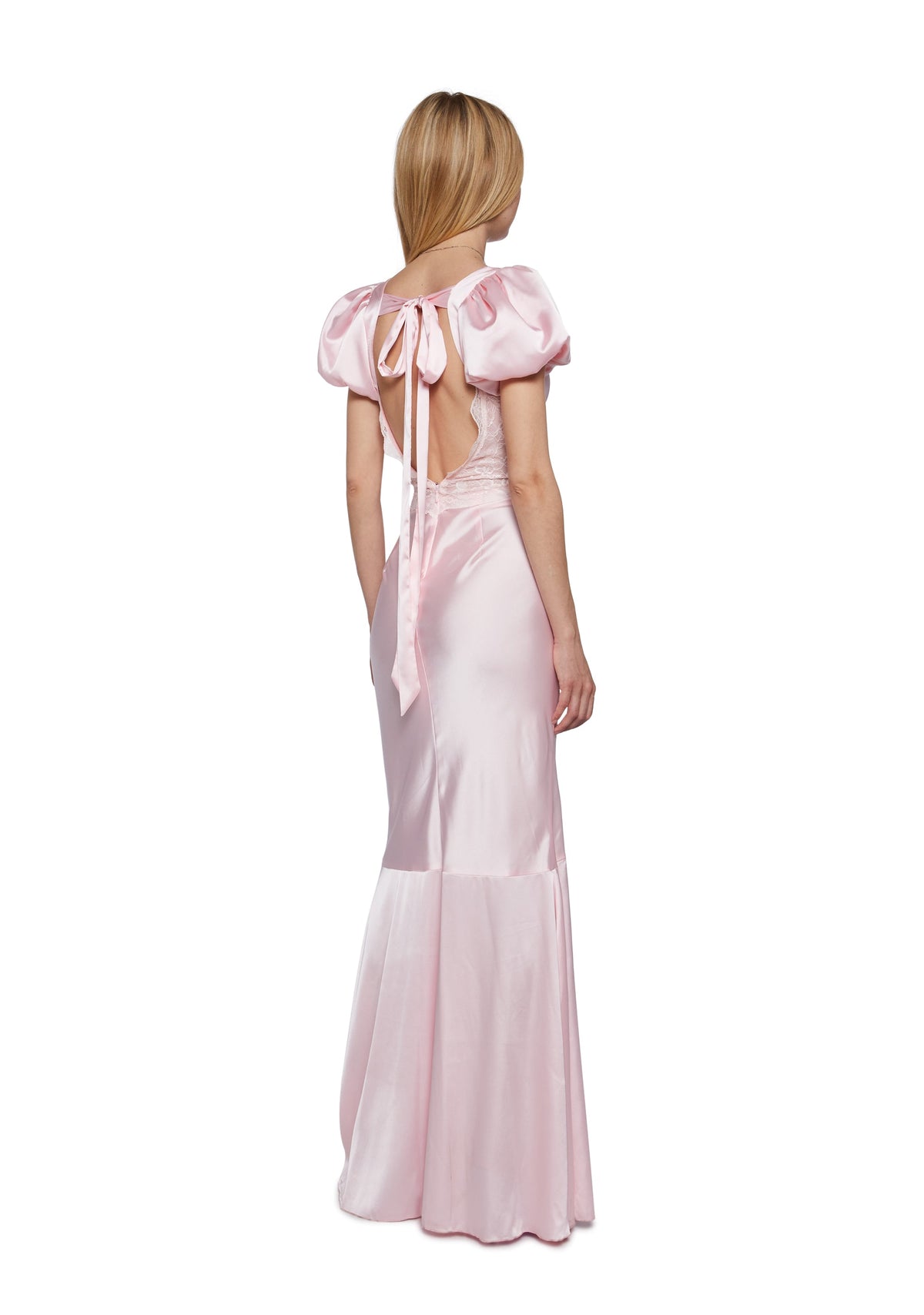 Belle Kiss Satin Gown