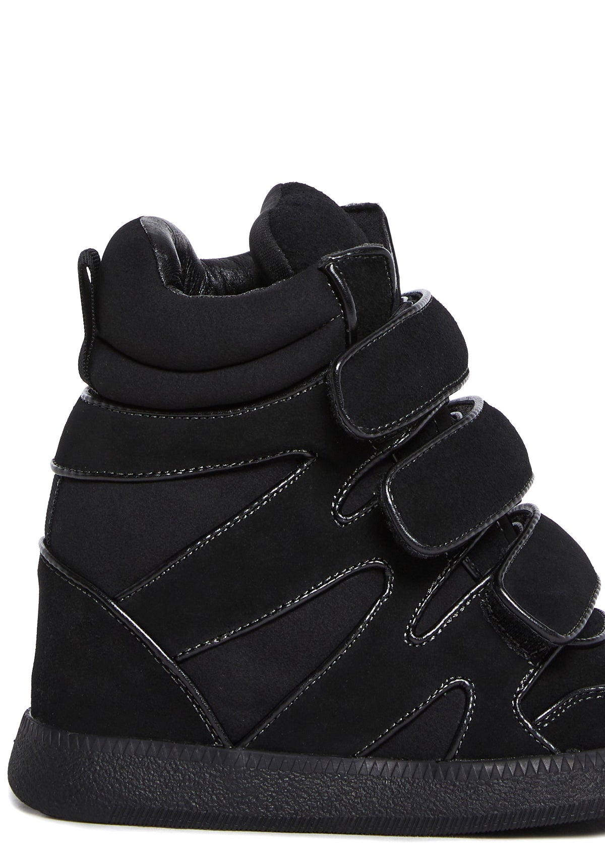 Ambient Wedge Sneakers - Black