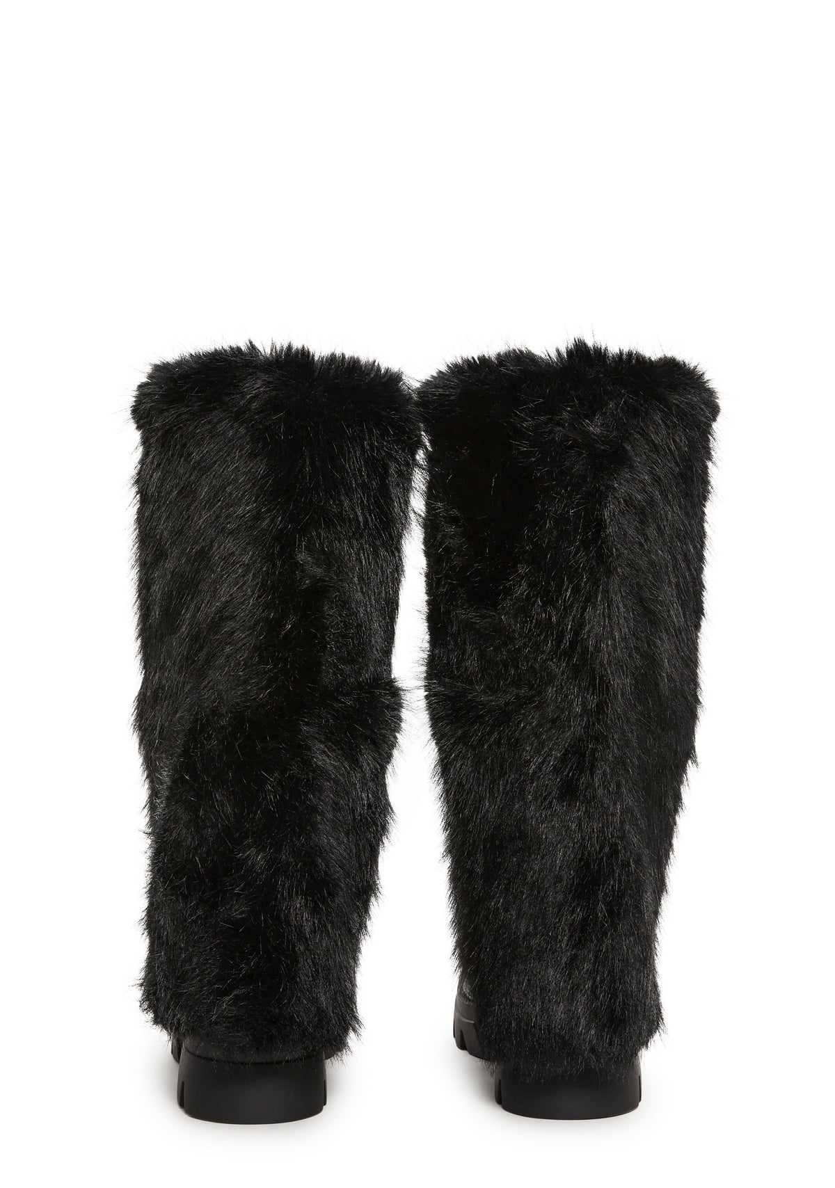 Ahsoka Foldover Flat Boots - Black