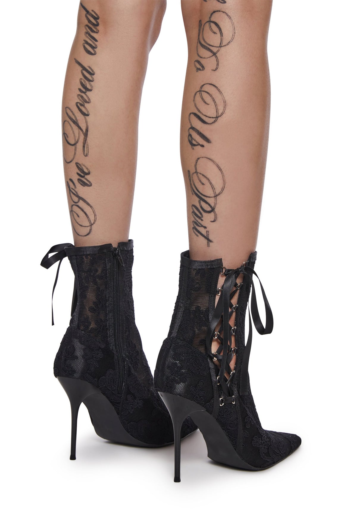 Dream Boulevard Lace Booties