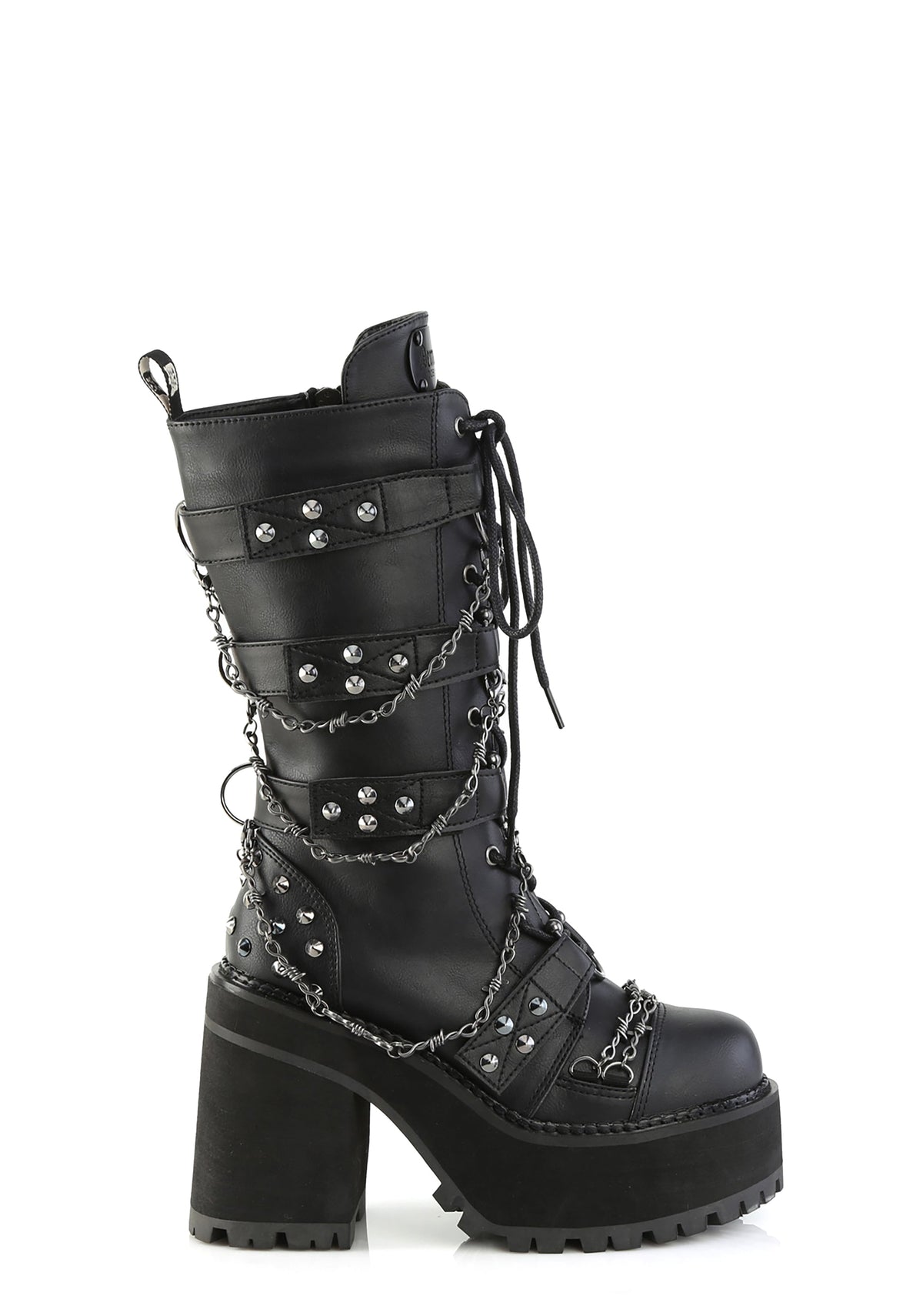 Assault-117 Platform Mid-Calf Boots