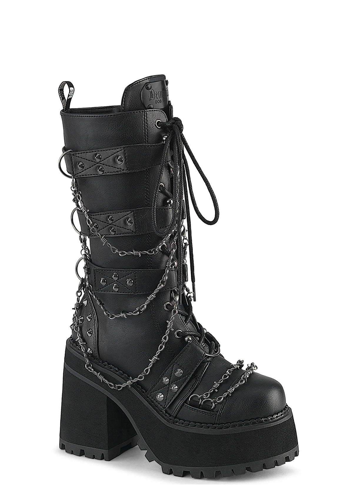 Assault-117 Platform Mid-Calf Boots