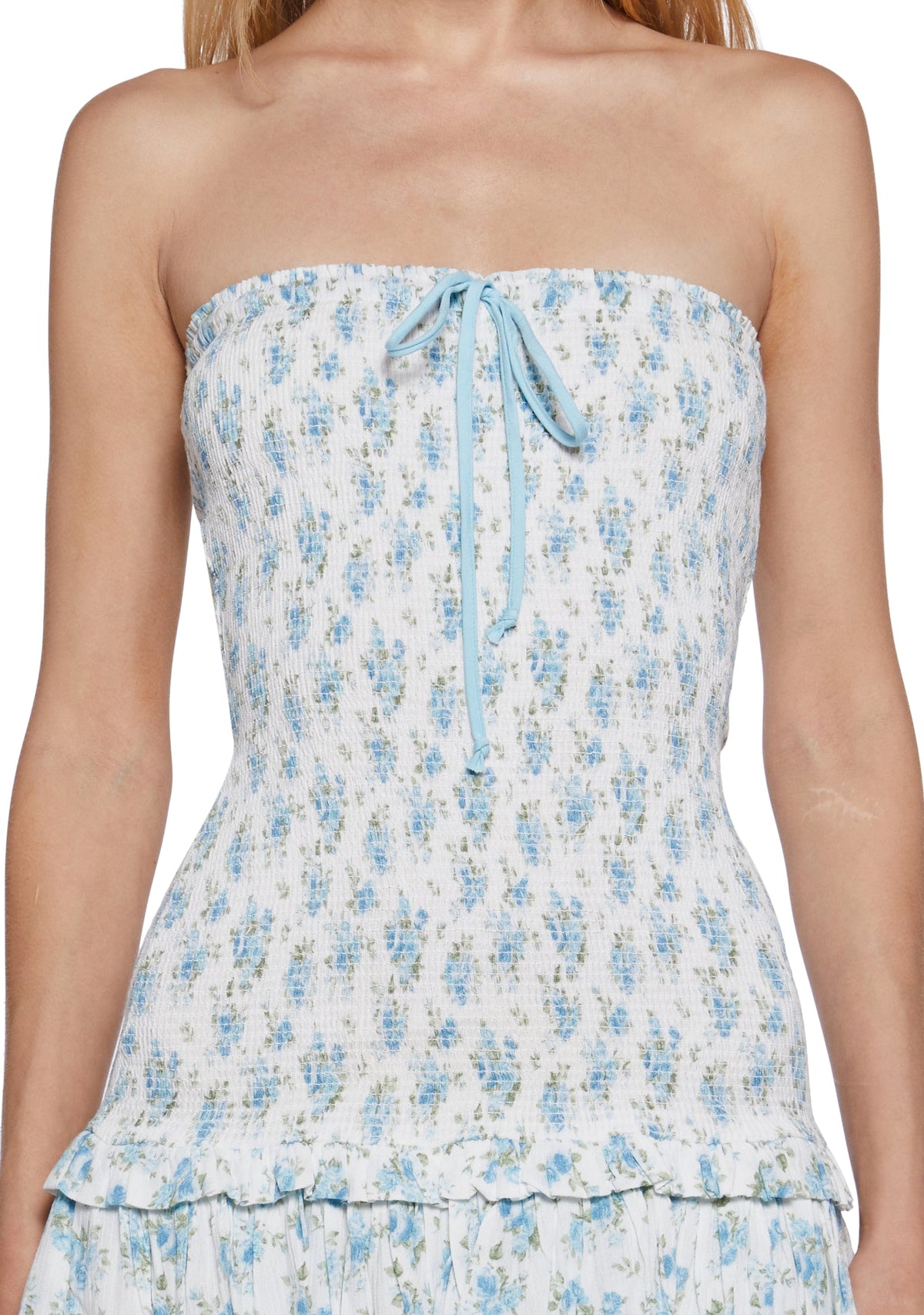 Flower Crush Strapless Dress