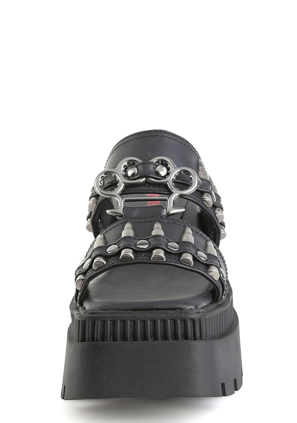 Wrath-08 Platform Double Strap Slide Sandals