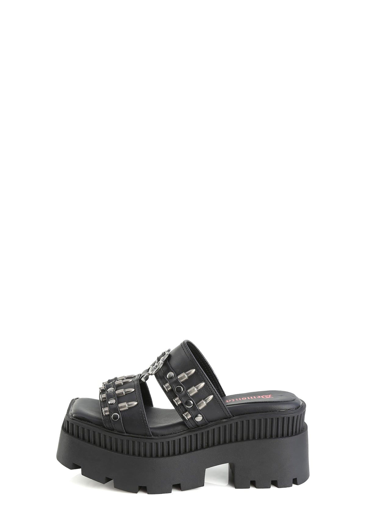 Wrath-08 Platform Double Strap Slide Sandals