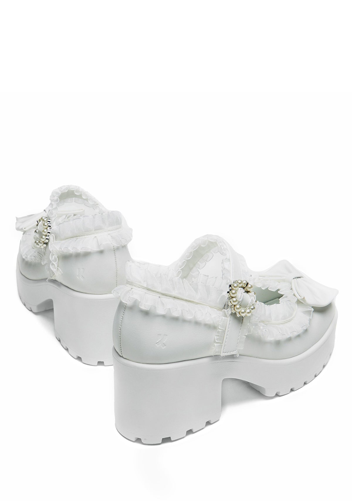 ‘ Porcelain Delights Edition’ Tira Ruffle Mary Janes