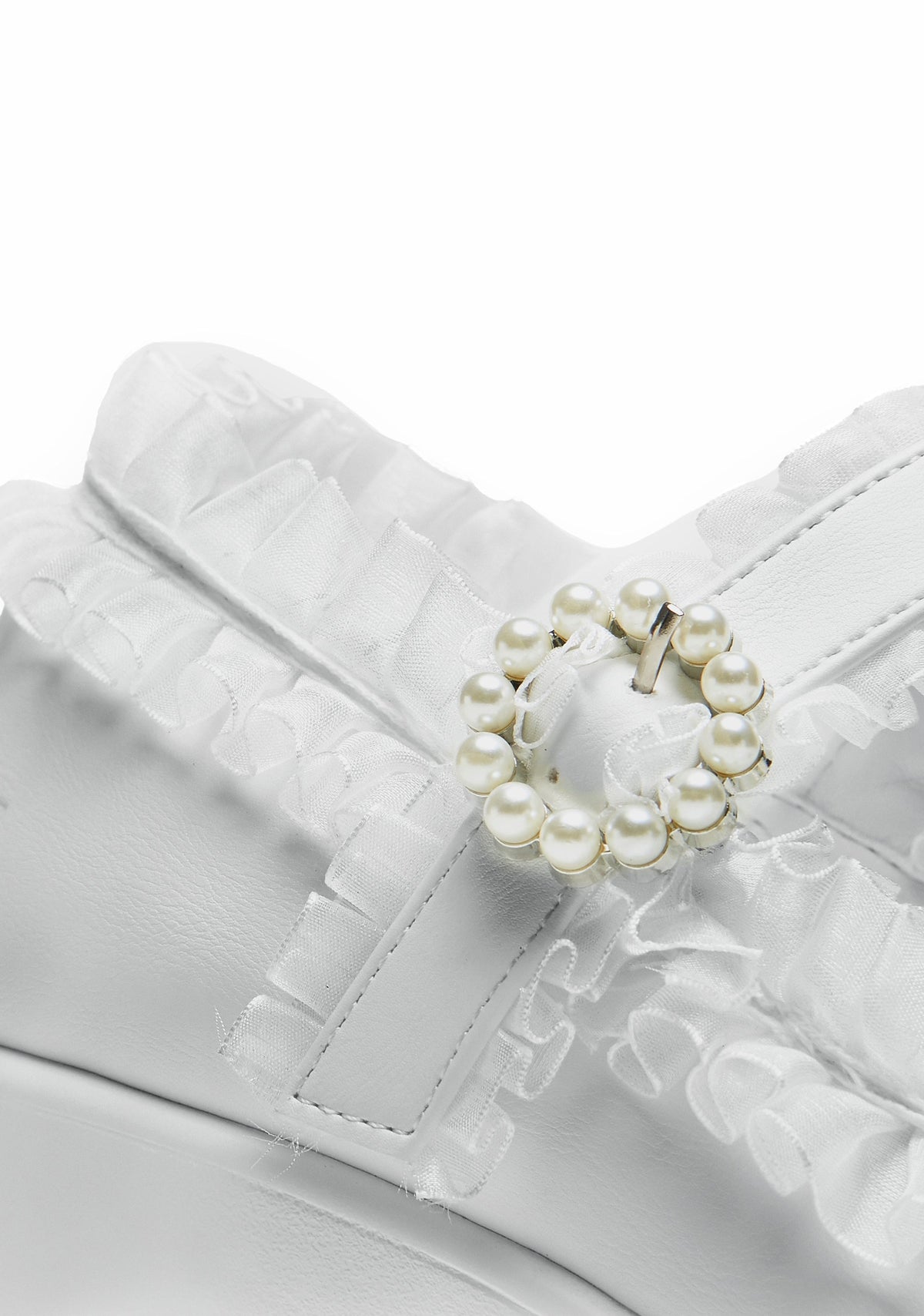 ‘ Porcelain Delights Edition’ Tira Ruffle Mary Janes