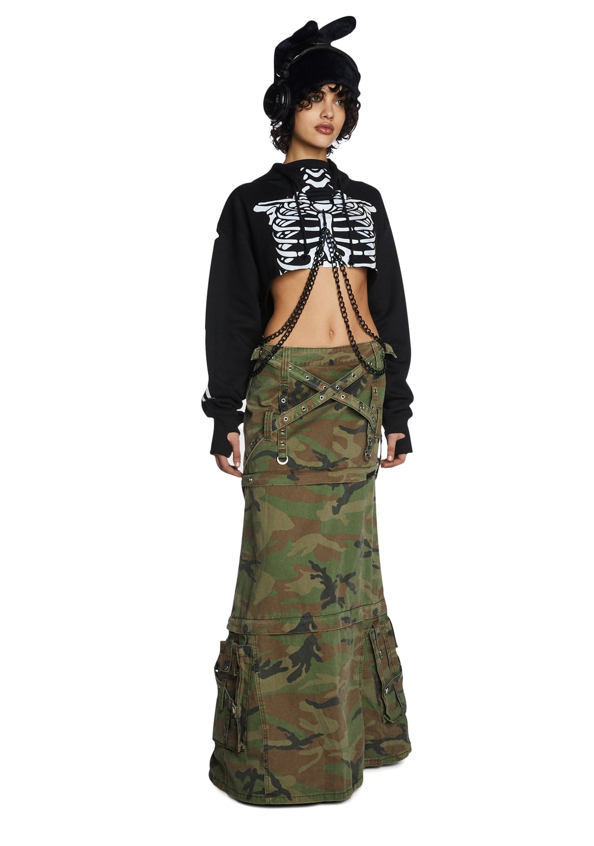Flesh N' Bones Reflective Hoodie