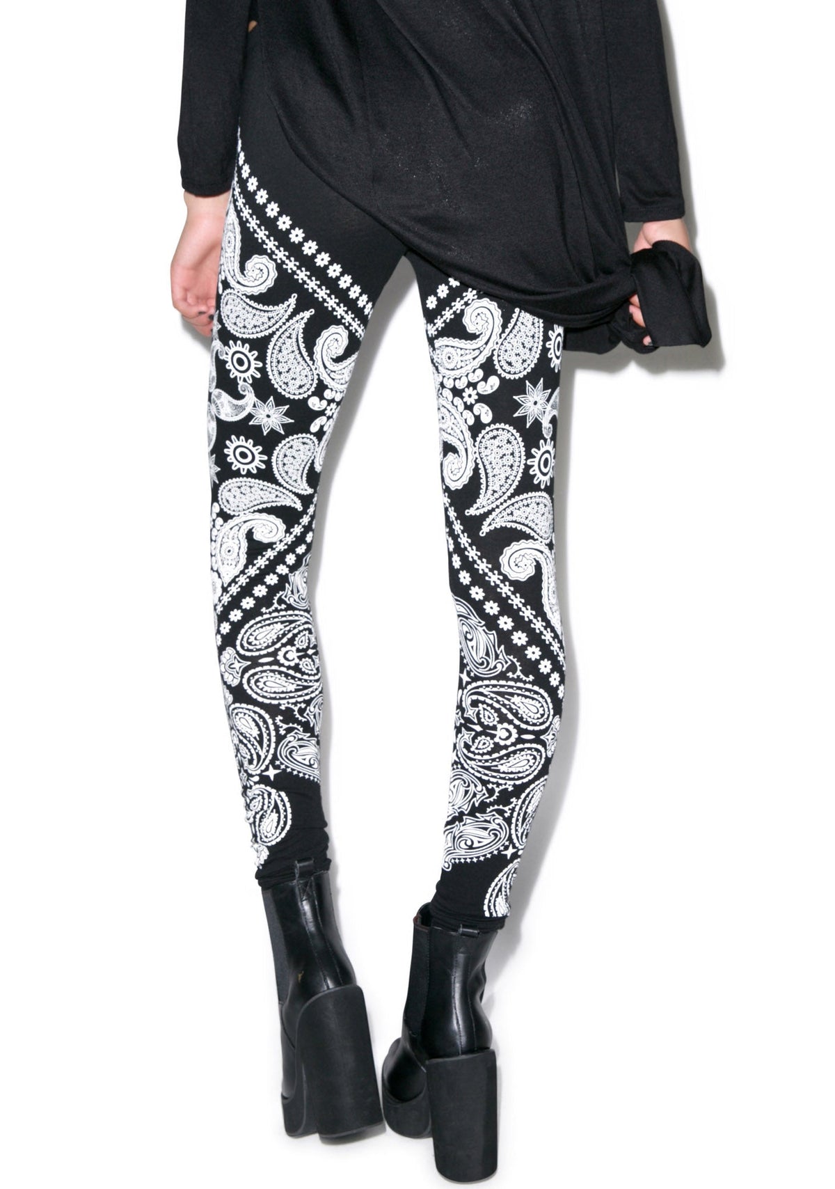 Oakland High Waist Leggings - Dark Blue