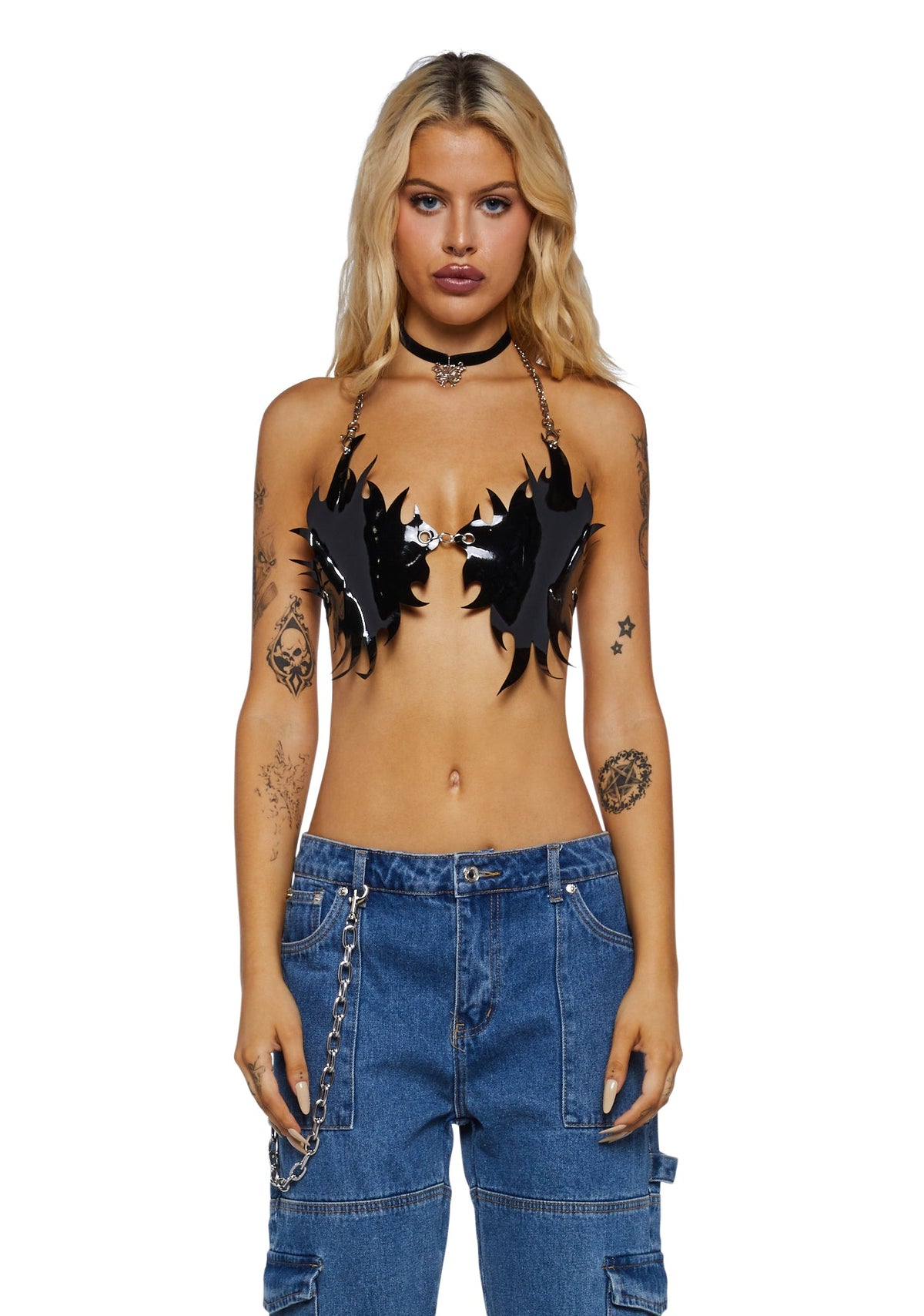 Fire Away Flame Bra Top