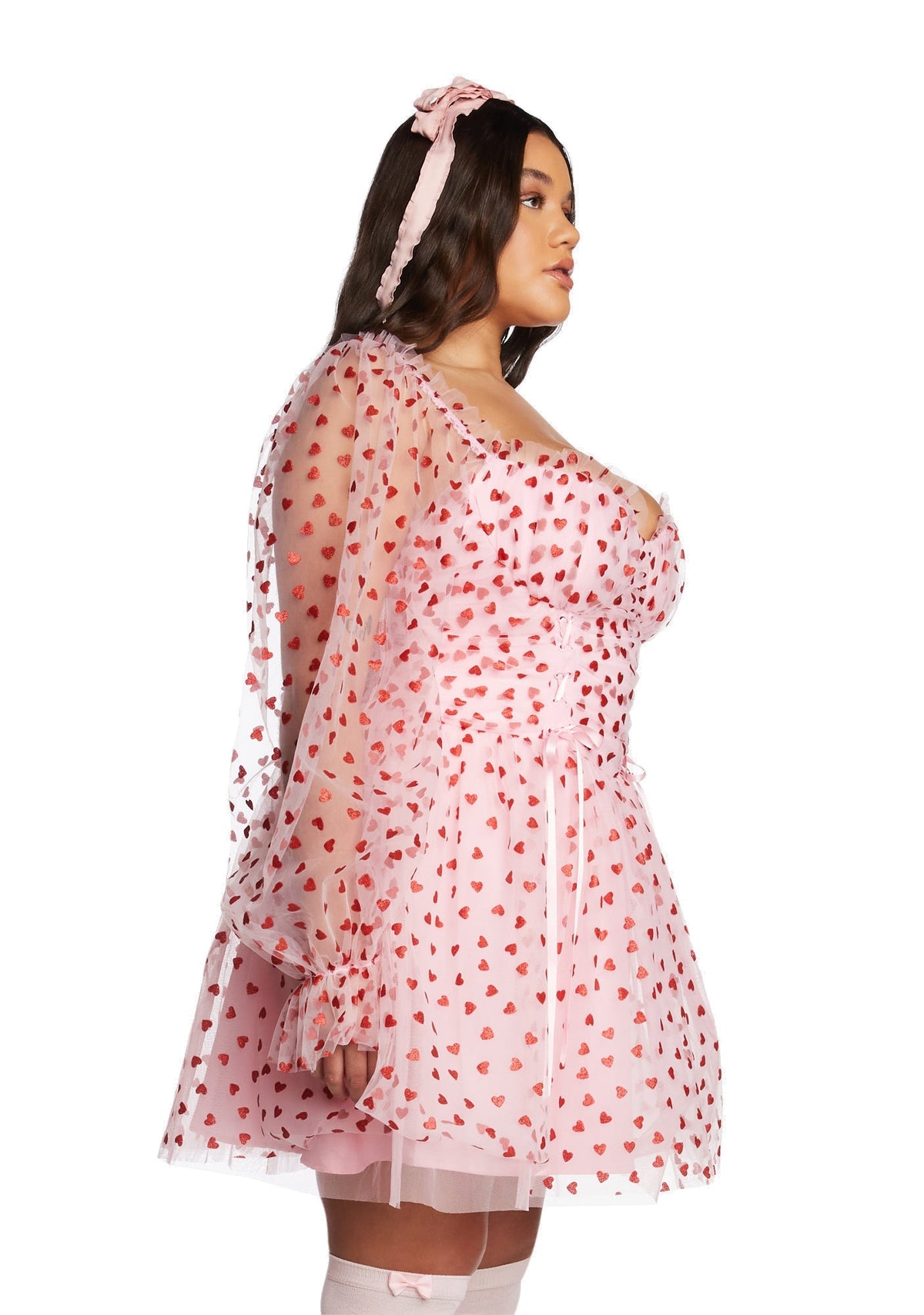 Heavenly Affair Babydoll Dress - Pink
