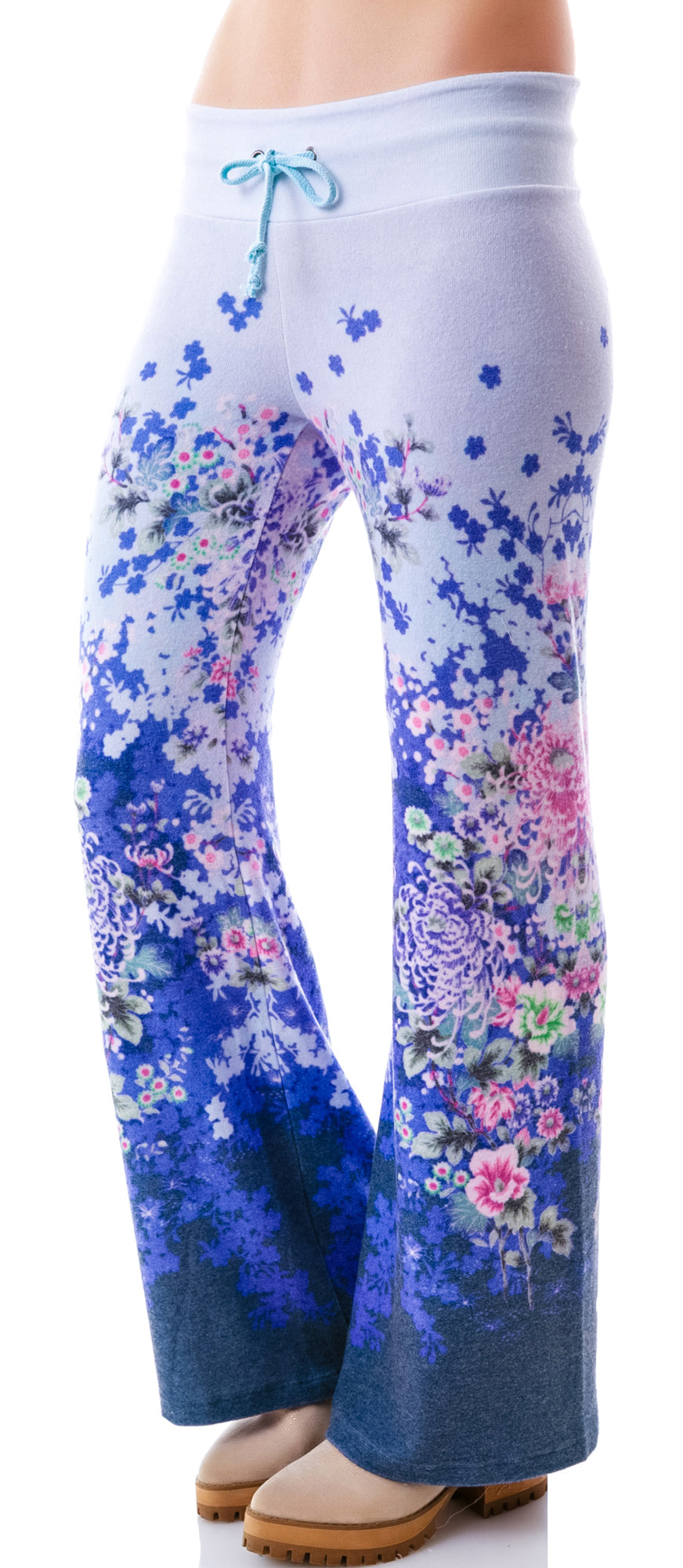 Electric Kimino Baggy Beach Pants - Light Purple