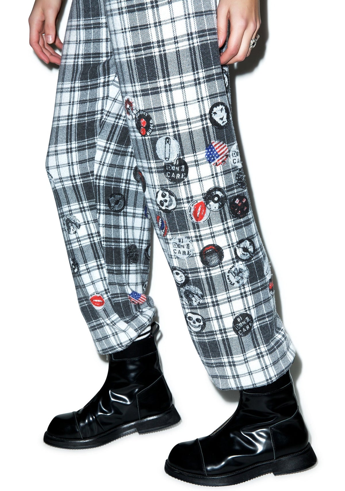 Tanzy Pins Sweat Pants - Black