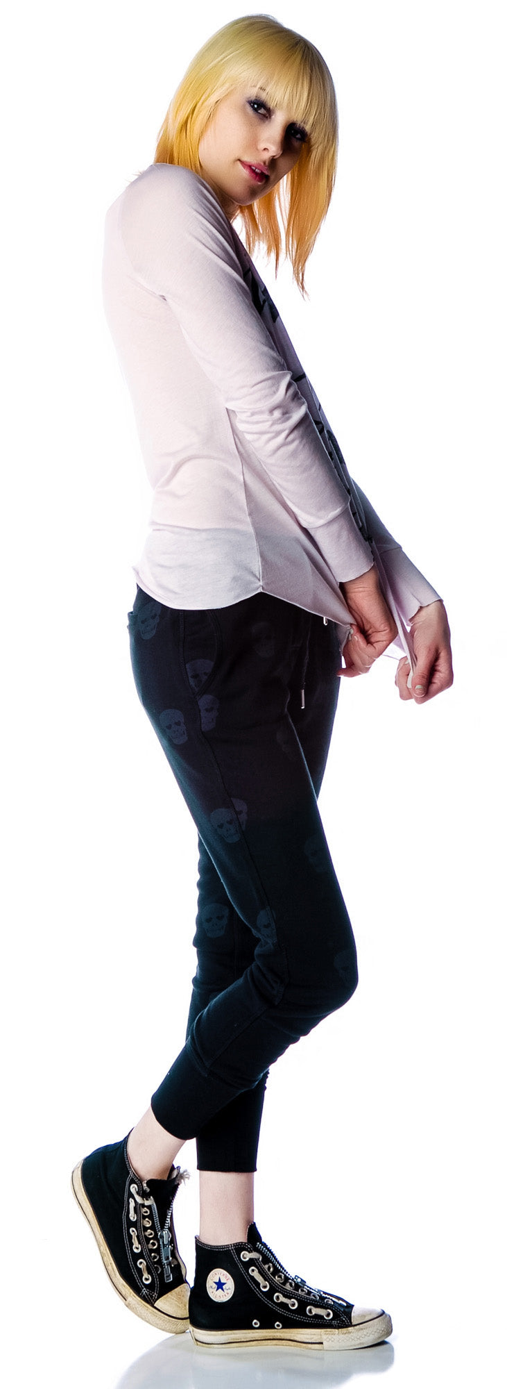 Skull Sweatpants - Black