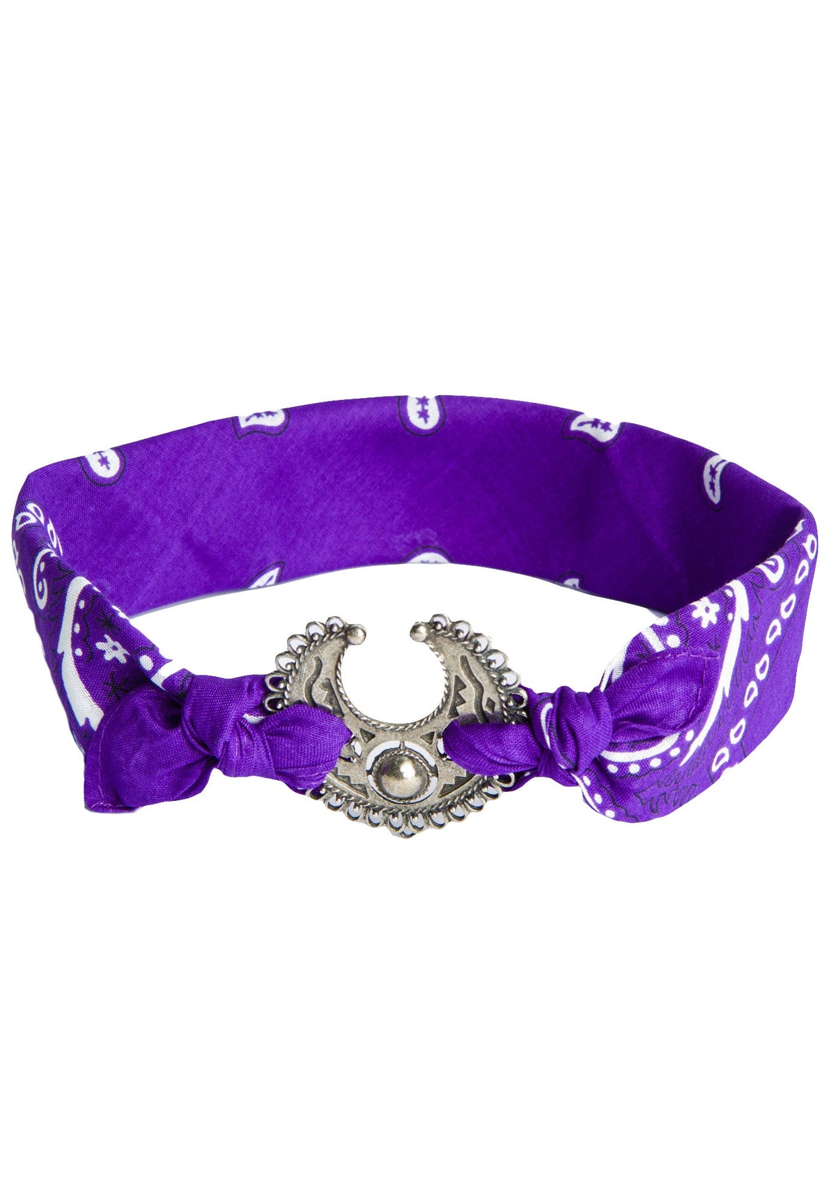 Mercutio Scarf Headpiece - Purple