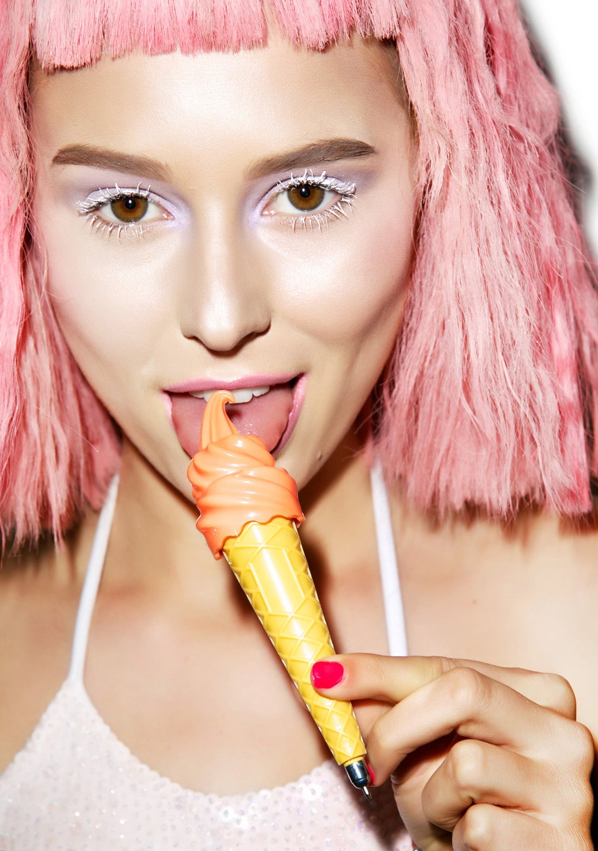 Soft Serve Ice Cream Pen - Orange