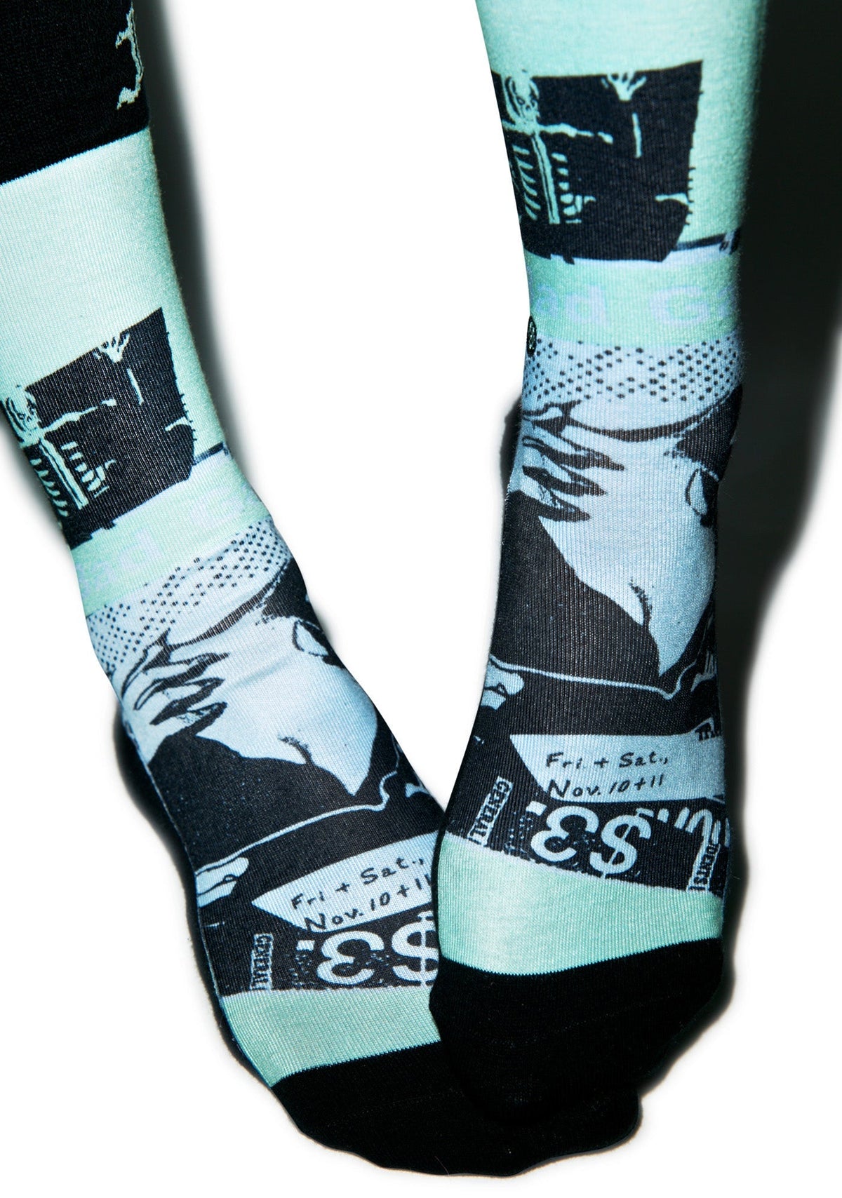 Most Wanted Crew Socks - Blue