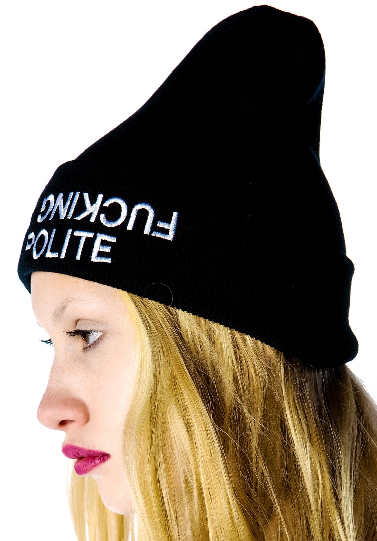 x Belle of the Brawl Polite Beanie - Pink