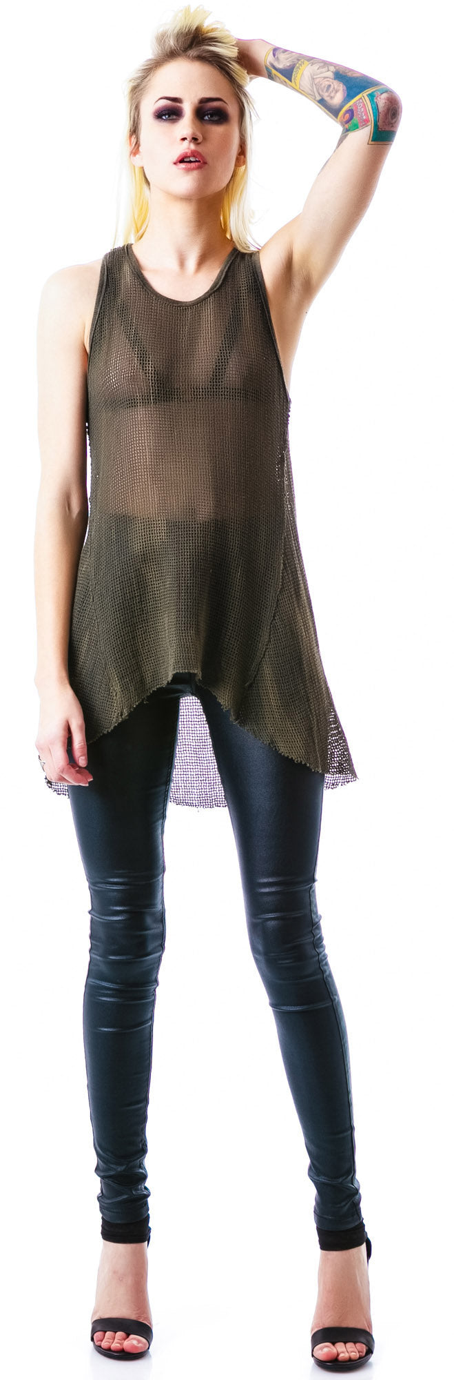 Industrial Mesh Tank - Black