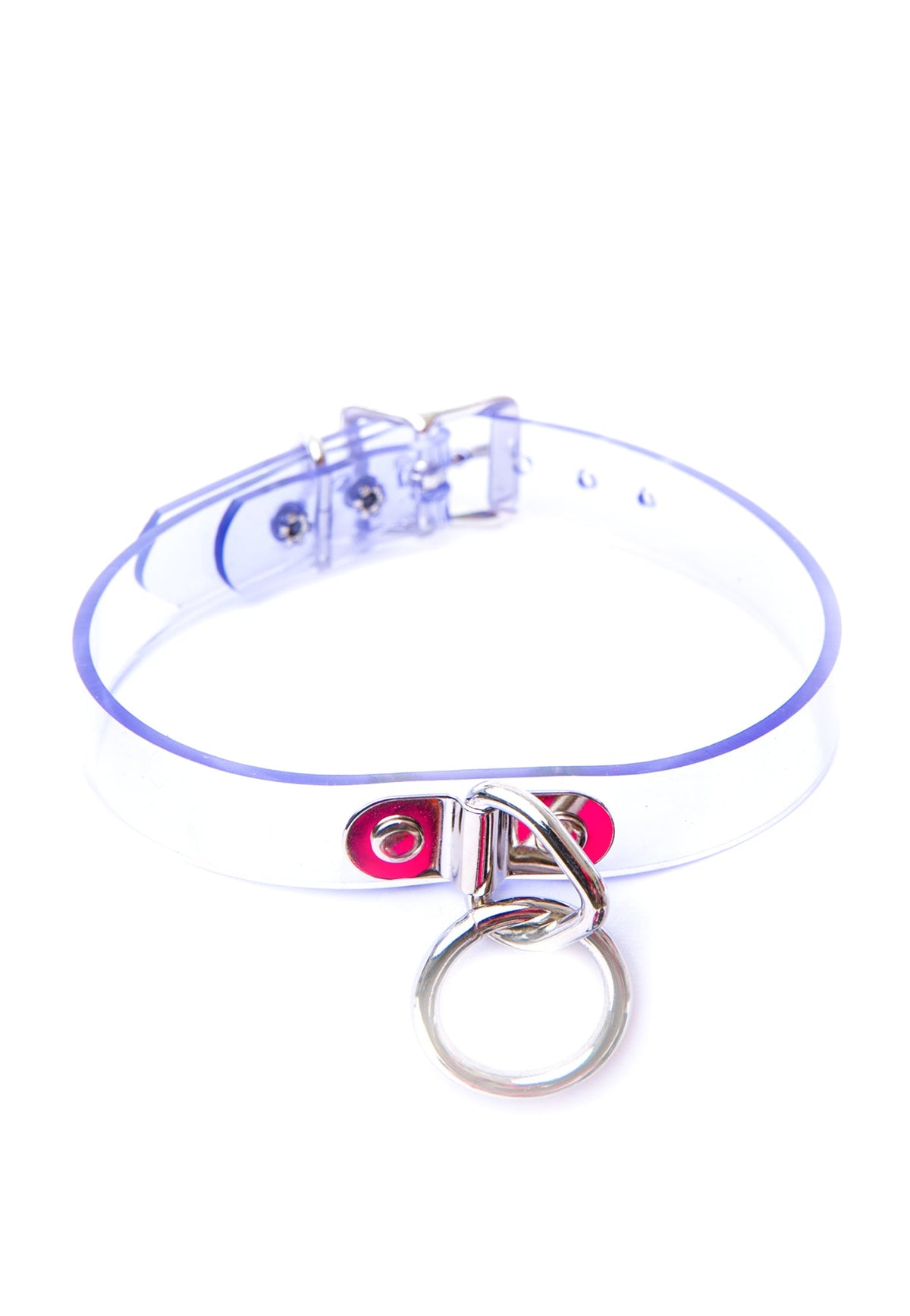 Ogasm O-Ring Collar Choker - White