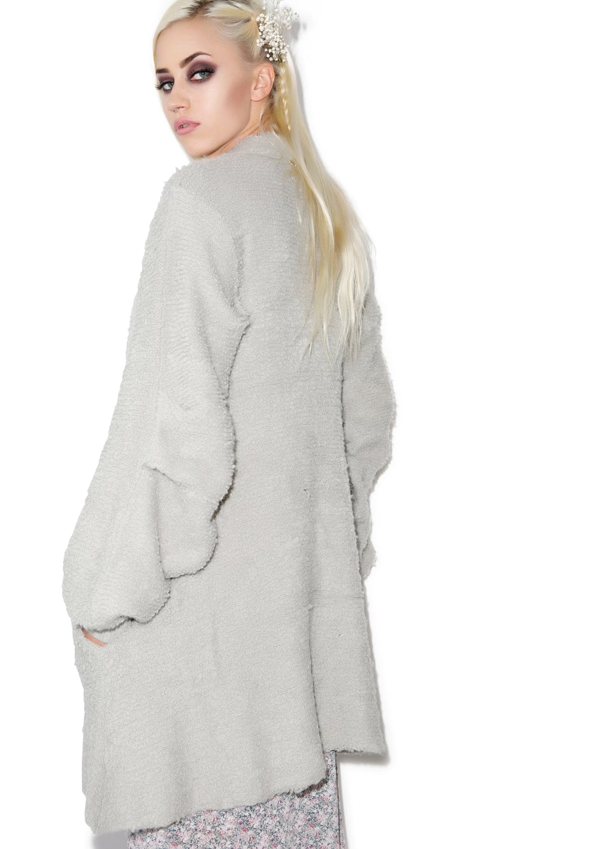 Solid Misty Morning Coat - Black