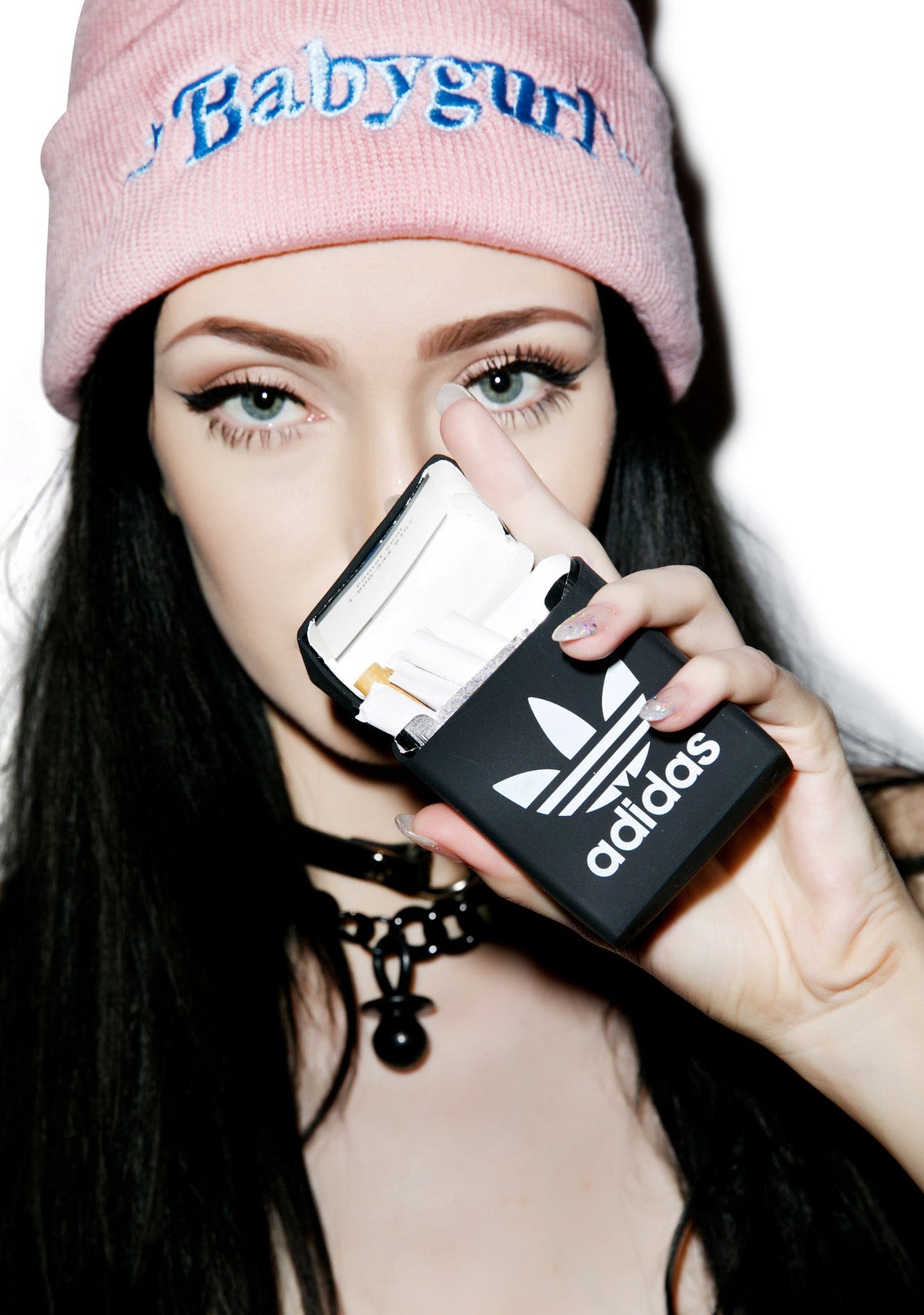 All Day I Dream About Smoking Cigarette Case - Pink