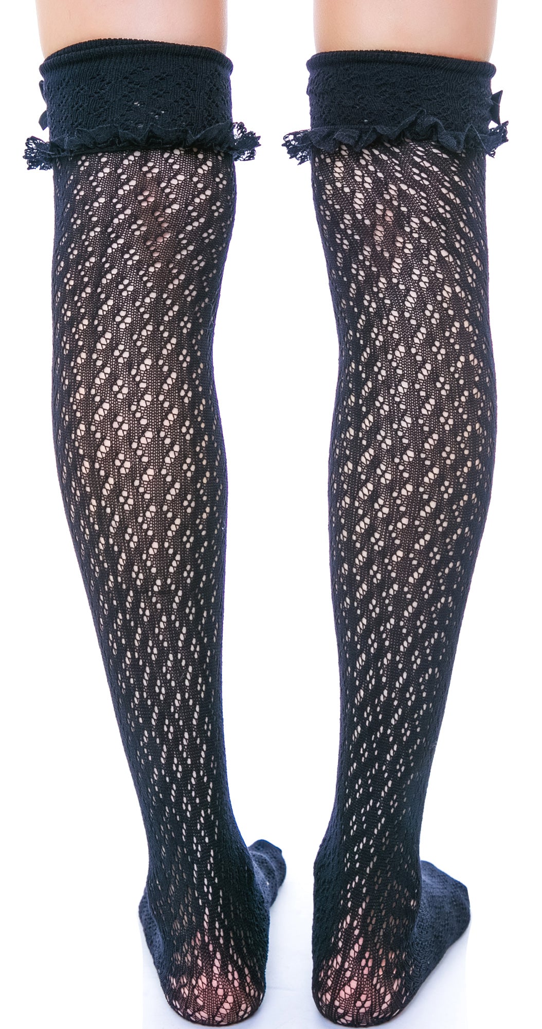 Easy A Thigh Highs - White