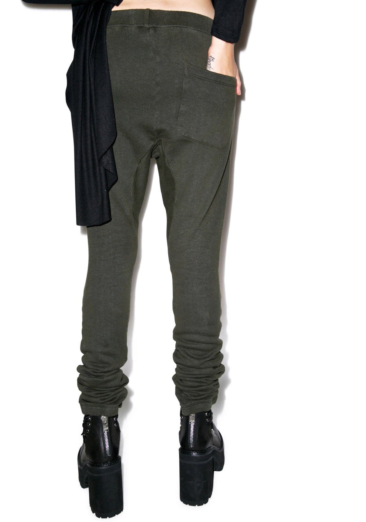 Hammer Time Drop Crotch Pants - Off White