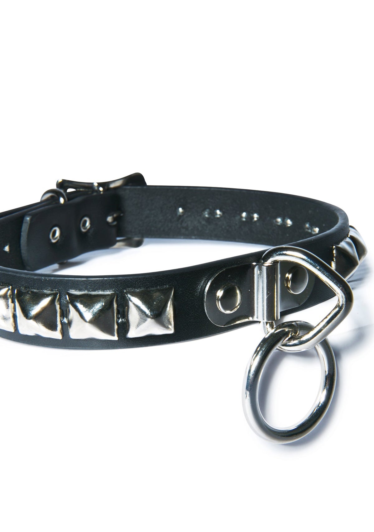 Big O Studded Choker - Silver